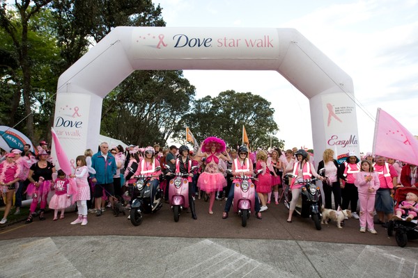 Dove Pink Star Walk - Start line